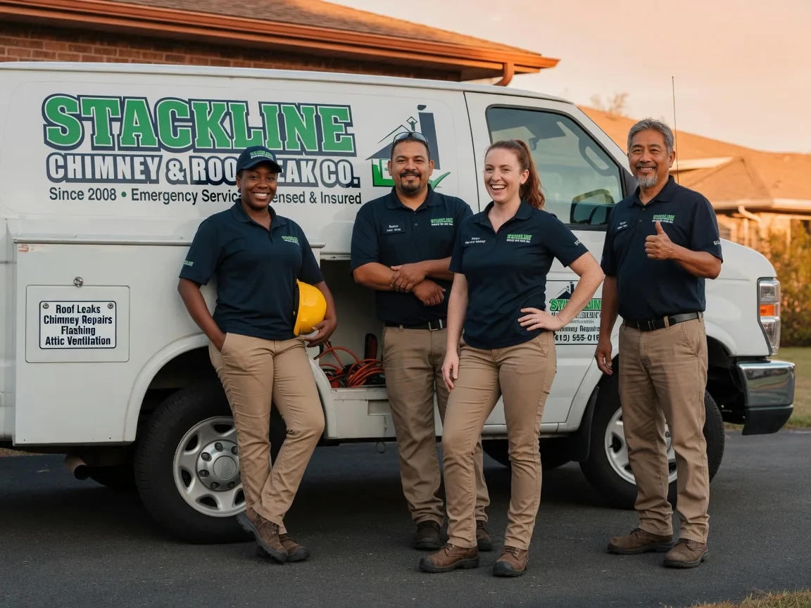 Chimney flashing repair company in Pearland, TX